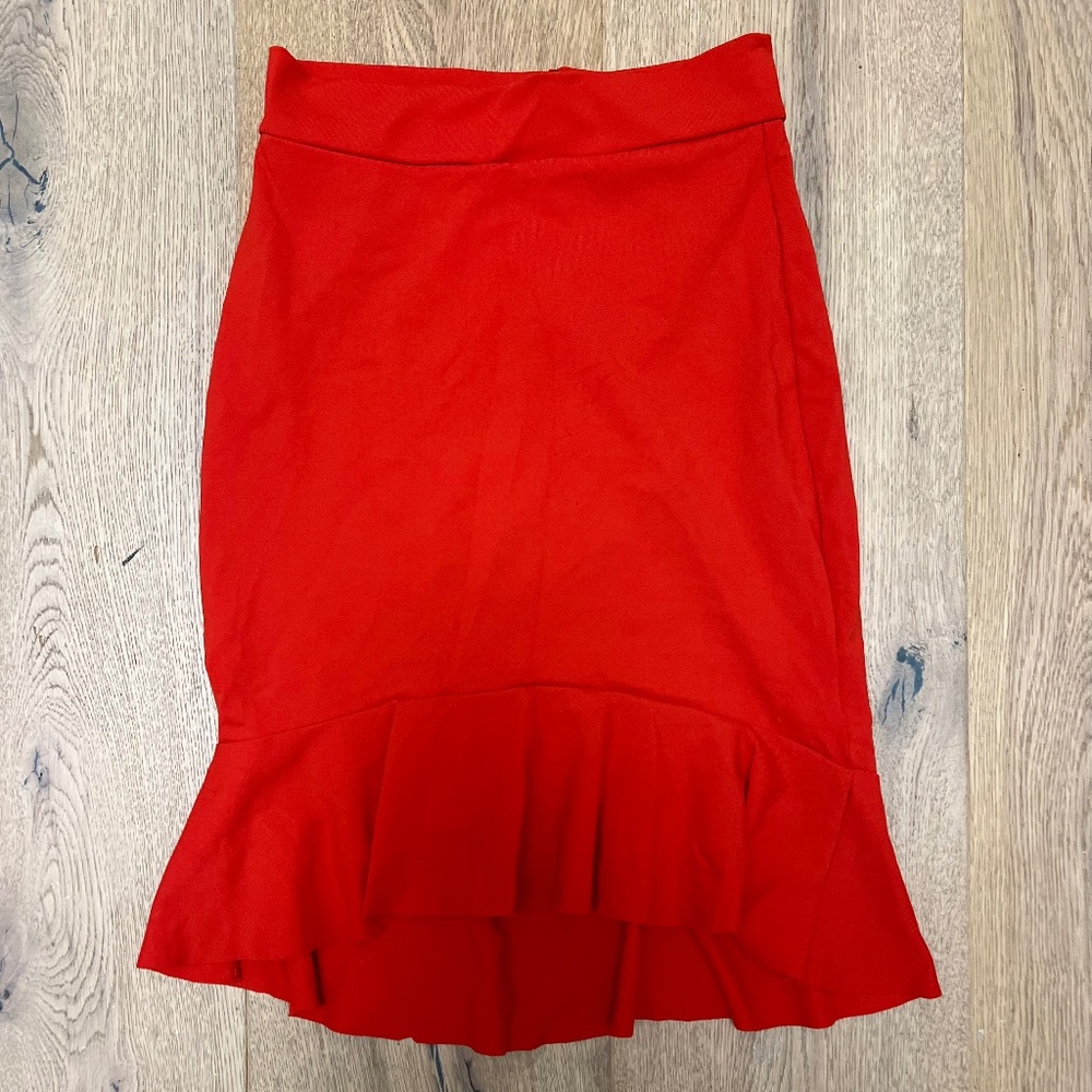 Bebe high low mini skirt XXS new
